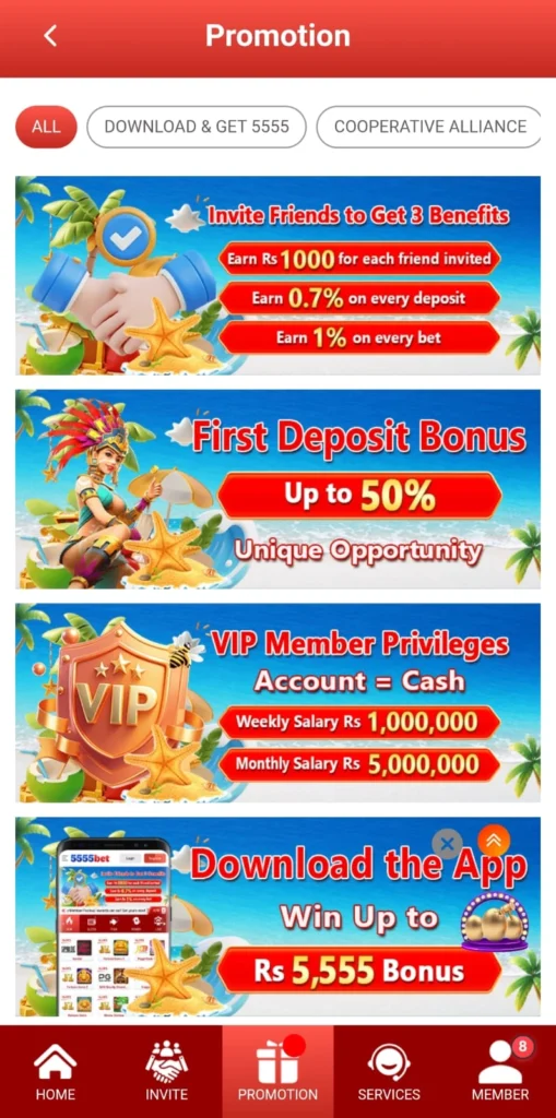5555Bet Game